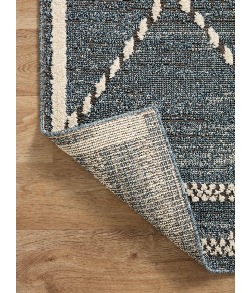 Loloi II Fabian Denim / Charcoal 2'-7" x 12'-0" Runner Rug