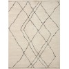 Loloi Fabian FAB-02 Ivory / Charcoal Area Rug 2 ft. 7 in. X 4 ft. Rectangle