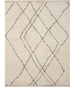 Loloi Fabian FAB-02 Ivory / Charcoal Area Rug 2 ft. 7 in. X 7 ft. 6 in. Rectangle