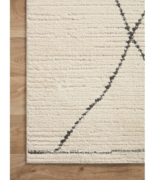 Loloi Fabian Area Rug Loloi II Fabian Ivory / Charcoal 2'-7" x 7'-6" Runner Rug