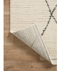 Loloi Fabian Area Rug Loloi II Fabian Ivory / Charcoal 2'-7" x 7'-6" Runner Rug