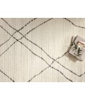 Loloi Fabian Area Rug Loloi II Fabian Ivory / Charcoal 2'-7" x 7'-6" Runner Rug