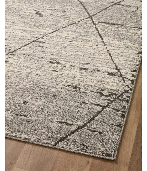 Loloi Fabian Area Rug Loloi II Fabian Grey / Charcoal 2'-7" x 7'-6" Runner Rug