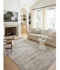 Loloi Fabian Area Rug Loloi II Fabian Charcoal / Ivory 18" x 18" Sample Rug