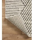 Loloi Fabian Area Rug Loloi II Fabian Charcoal / Ivory 18" x 18" Sample Rug