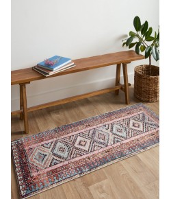 Loloi Fiona Coral / Blue B20345 2 ft. X 5 ft. Rectangle Rug