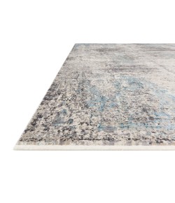 Loloi Franca FRN-04 SLATE / SKY Area Rug 2 ft. 7 in. X 13 ft. Rectangle