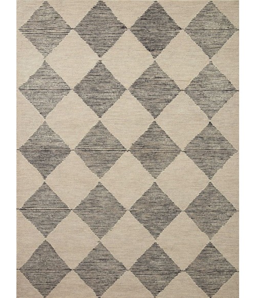 Chris Loves Julia x Loloi Francis Beige / Charcoal FRA-01 9 ft. 3 in. X 13 ft. Rectangle Rug