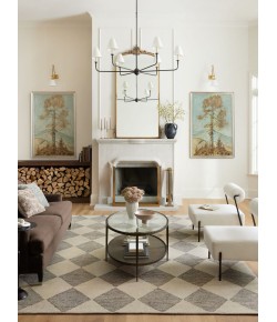 Chris Loves Julia x Loloi Francis Beige / Charcoal FRA-01 9 ft. 3 in. X 13 ft. Rectangle Rug