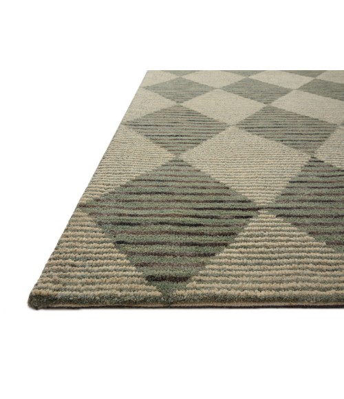 Chris Loves Julia x Loloi Francis Spa / Granite FRA-01 5 ft. X 7 ft. 6 in. Rectangle Rug