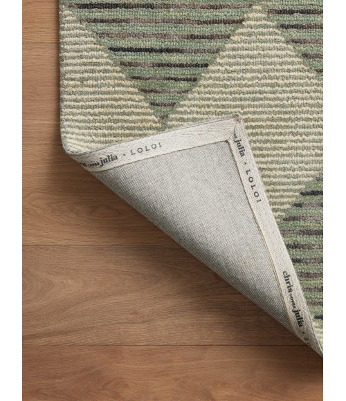 Chris Loves Julia x Loloi Francis Spa / Granite FRA-01 5 ft. X 7 ft. 6 in. Rectangle Rug