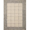 Chris Loves Julia x Loloi Francis Cream / Black FRA-02 3 ft. 6 in. X 5 ft. 6 in. Rectangle Rug