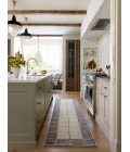 Chris Loves Julia x Loloi Francis Cream / Black FRA-02 3 ft. 6 in. X 5 ft. 6 in. Rectangle Rug
