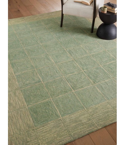 Chris Loves Julia x Loloi Francis Green / Natural FRA-02 3 ft. 6 in. X 5 ft. 6 in. Rectangle Rug