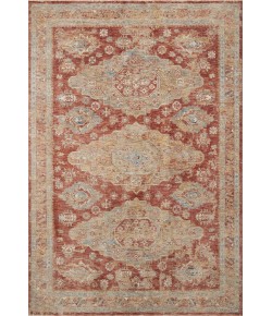 Loloi Gaia GAA-02 Gold / Brick Area Rug 5 ft. X 7 ft. 8 in. Rectangle