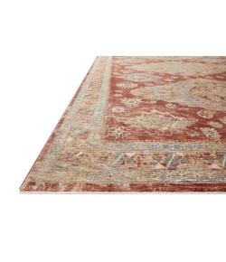 Loloi Gaia GAA-02 Gold / Brick Area Rug 5 ft. X 7 ft. 8 in. Rectangle