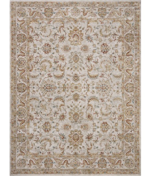 Loloi Gaia Natural / Sunset GAA-04 18 in. X 18 in. Sample Rug