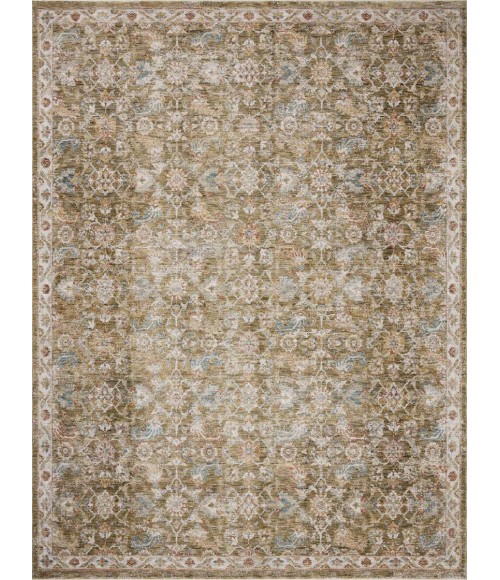 Loloi Gaia Olive / Multi GAA-05 9 ft. 3 in. X 12 ft. 10 in. Rectangle Rug