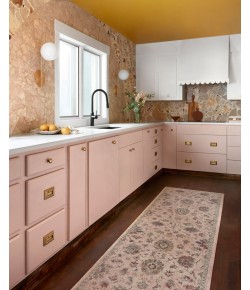 Loloi Giada GIA-03 Blush / Multi Area Rug 3 ft. 2 in. X 3 ft. 2 in. Round