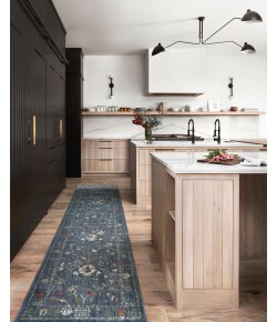Loloi Giada GIA-06 Denim / Multi Area Rug 3 ft. 2 in. X 3 ft. 2 in. Round