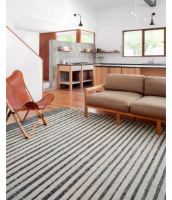 Loloi Hagen HAG-01 White / Ocean Area Rug 3 ft. 7 in. X 5 ft. 7 in. Rectangle