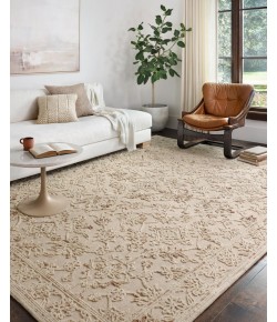 Loloi Halle HAE-02 NATURAL / SAGE Area Rug 3 ft. 0 in. X 3 ft. 0 in. Round