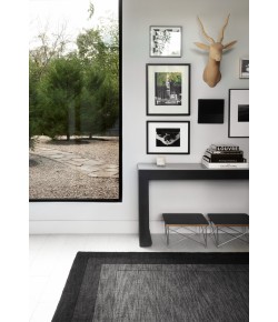 Loloi Hamilton HM-01 GREY / black Area Rug 9 ft. 3 in. X 13 ft. Rectangle