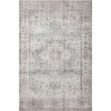 Loloi Heidi HEI-02 DOVE / BLUSH Area Rug 6 ft. 0 in. X 6 ft. 0 in. Round