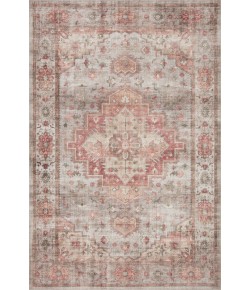 Loloi Heidi HEI-02 DOVE / SPICE Area Rug 3 ft. 6 in. X 5 ft. 6 in. Rectangle