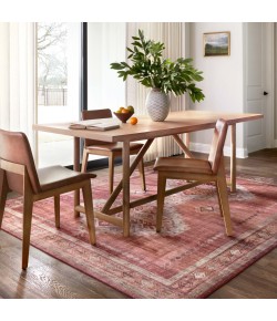 Loloi Heidi HEI-03 SUNSET / NATURAL Area Rug 7 ft. 6 in. X 7 ft. 6 in. Round