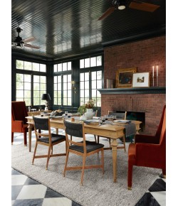 Jean Stoffer x Loloi Hendrick Grey HEN-01 2 ft. 9 in. X 7 ft. 9 in. Rectangle Rug