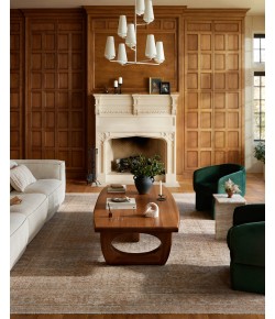 Loloi Heritage Clay / Natural HER-01 2ft.-5in. X 8ft. Rect. Rug