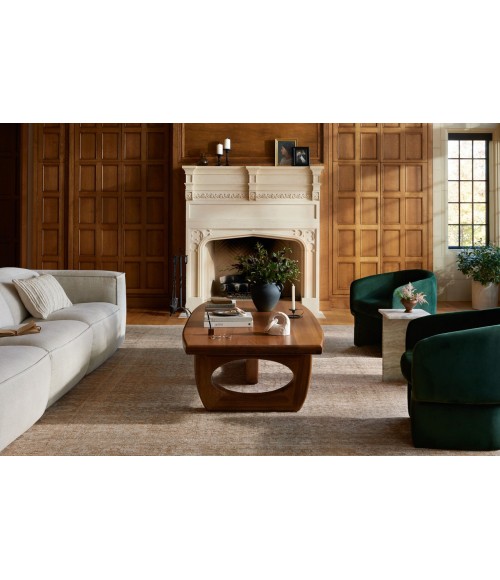 Loloi Heritage Clay / Natural HER-01 2ft.-5in. X 8ft. Rect. Rug