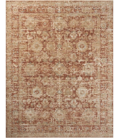 Loloi Heritage Brick / Multi HER-03 2ft.-5in. X 8ft. Rect. Rug