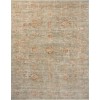 Loloi Heritage Aqua / Terracotta HER-06 2ft.-5in. X 8ft. Rect. Rug