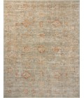 Loloi Heritage Aqua / Terracotta HER-06 2ft.-5in. X 8ft. Rect. Rug