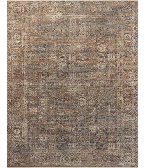 Loloi Heritage Mocha / Denim HER-07 2ft.-5in. X 8ft. Rect. Rug