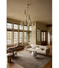 Loloi Heritage Mocha / Denim HER-07 2ft.-5in. X 8ft. Rect. Rug