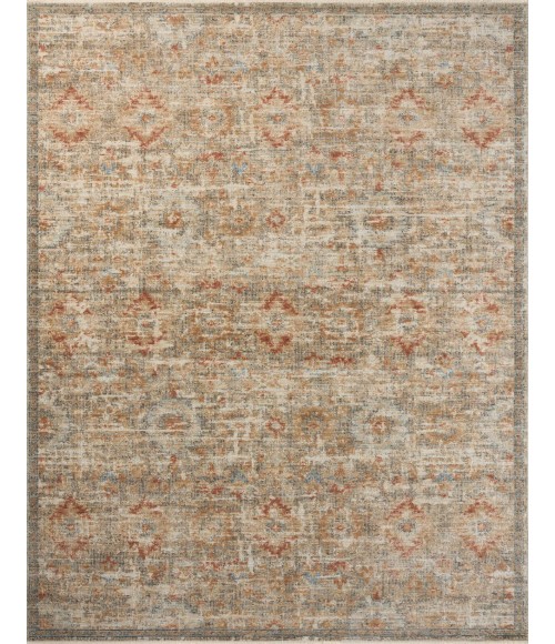 Loloi Heritage Grey / Sunset HER-10 2ft.-5in. X 8ft. Rect. Rug