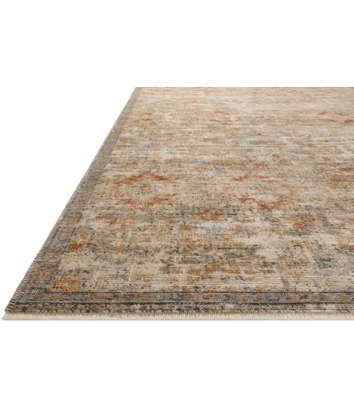Loloi Heritage Grey / Sunset HER-10 2ft.-5in. X 8ft. Rect. Rug
