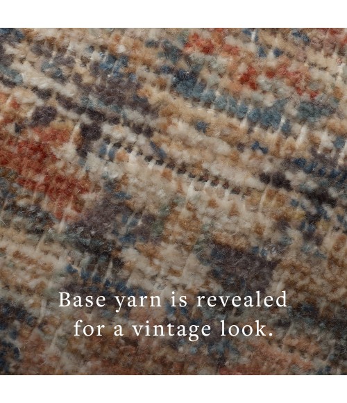 Loloi Heritage Blue / Rust HER-12 2ft.-5in. X 8ft. Rect. Rug