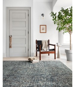 Loloi Harlow HLO-01 DENIM / black Area Rug 5 ft. 0 in. X 7 ft. 6 in. Rectangle