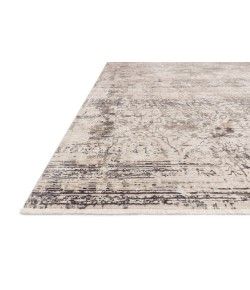 Loloi Homage HOM-01 GRAPHITE / BEIGE Area Rug 18 in. X 18 in. Sample