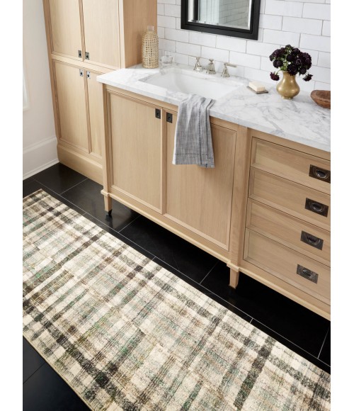 Chris Loves Julia x Loloi Humphrey Forest / Multi HUM-03 7 ft. 3 in. X 9 ft. 3 in. Rectangle Rug
