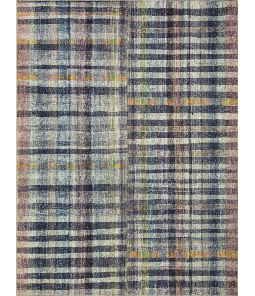 Chris Loves Julia x Loloi Humphrey Plum / Multi HUM-04 7 ft. 3 in. X 9 ft. 3 in. Rectangle Rug