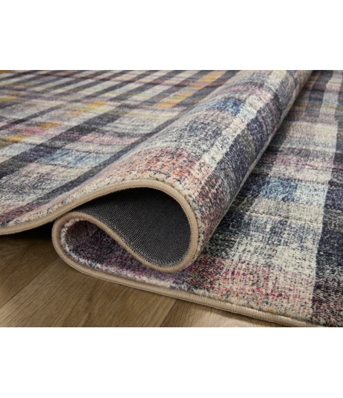 Chris Loves Julia x Loloi Humphrey Plum / Multi HUM-04 7 ft. 3 in. X 9 ft. 3 in. Rectangle Rug