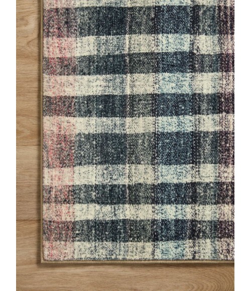 Chris Loves Julia x Loloi Humphrey Plum / Multi HUM-04 7 ft. 3 in. X 9 ft. 3 in. Rectangle Rug
