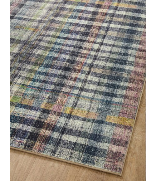 Chris Loves Julia x Loloi Humphrey Plum / Multi HUM-04 7 ft. 3 in. X 9 ft. 3 in. Rectangle Rug