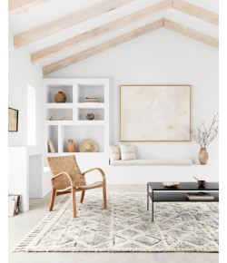 Loloi Hygge YG-02 SMOKE / TAUPE Area Rug 9 ft. 6 in. X 13 ft. 6 in. Rectangle