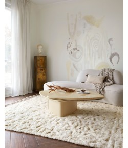 Loloi Hygge YG-03 OATMEAL / IVORY Area Rug 9 ft. 6 in. X 13 ft. 6 in. Rectangle